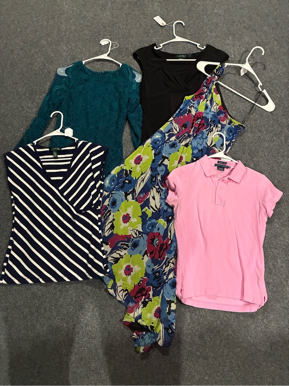 🚨Lot/5 RALPH LAUREN 3 Dresses & 2 Tops (5 Total Items)